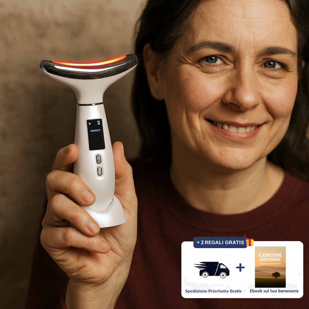 Massaggiatore Luminoso Viso e Collo